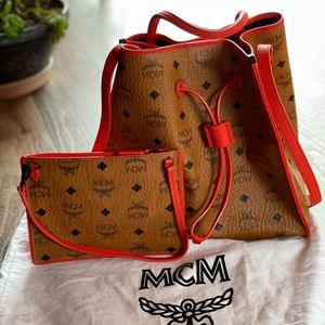 MCM Bucket bag & wallet.
